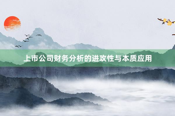上市公司财务分析的进攻性与本质应用